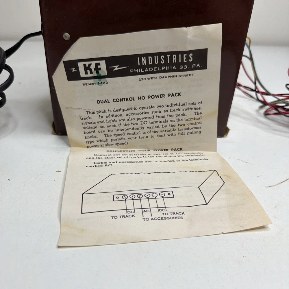 Kf Industries Universal PowerMaster Dual Pack Train Transformer HO Original Box